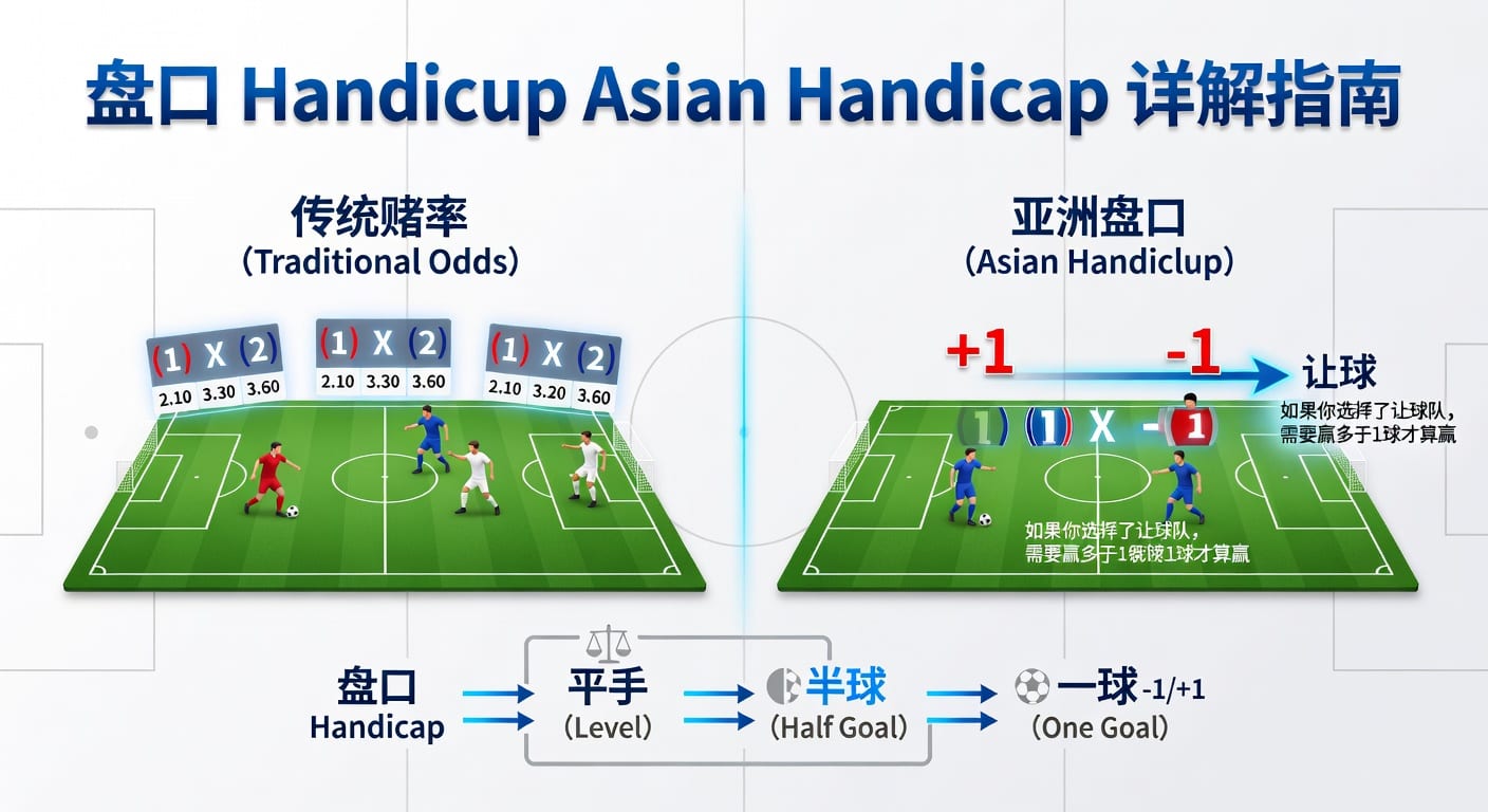 亚洲盘 Asian Handicap 规则与实战判断